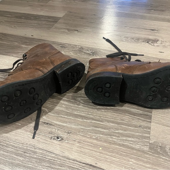 Thursday Boot Company Tan Leather Moto Boots - Picture 5 of 6